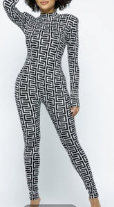 Sexy Zebra Jumpsuit